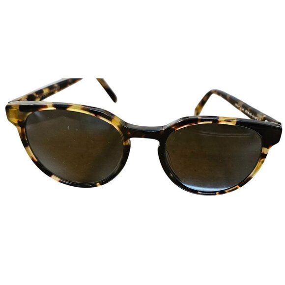 Warby Parker Wright N242  49-18-140 FRAMES ONLY Round Sunglasses Tortoise - Picture 6 of 9